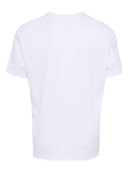 T-shirt en coton à imprimé Neil Barrett blanc