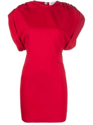 Mini šaty The Attico červené