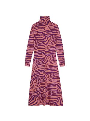Robe mi-longue Scalpers violet