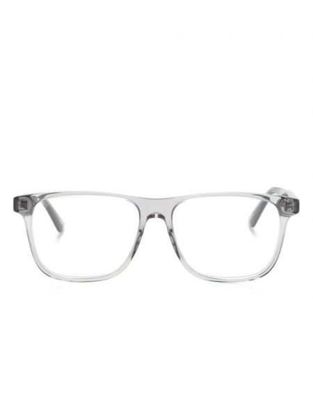 Průsvitné brýle Alexander Mcqueen Eyewear šedé