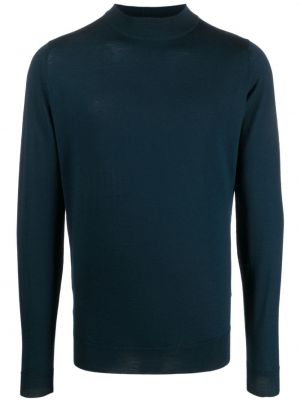 Пуловер John Smedley синьо