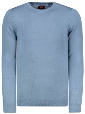 Пуловер Ombre синьо