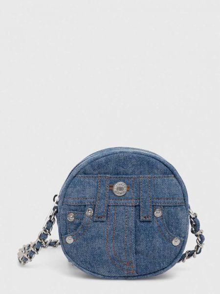 Тканевая сумка Moschino Jeans синяя