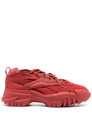 Sneakers di pelle Reebok rosso