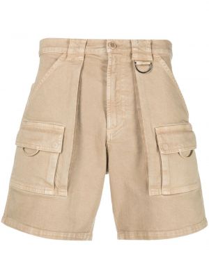 Shorts cargo avec poches Moschino marron