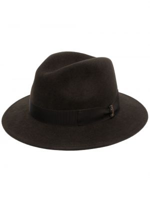 Woll mütze Borsalino braun