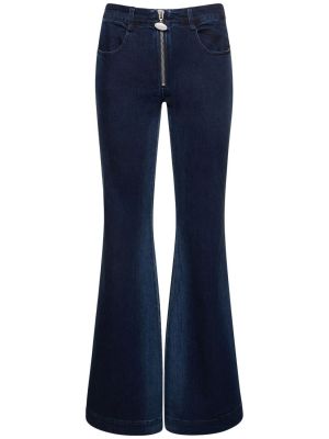Jeansy z niską talią Cannari Concept niebieskie