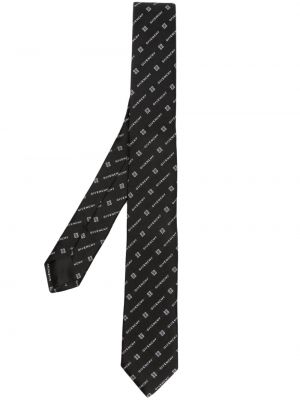 Hedvábná kravata s potiskem Givenchy