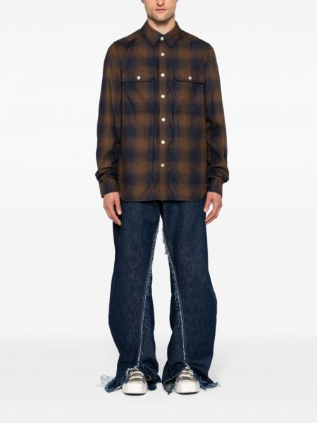 Pledinė medvilninė marškiniai Rick Owens Drkshdw
