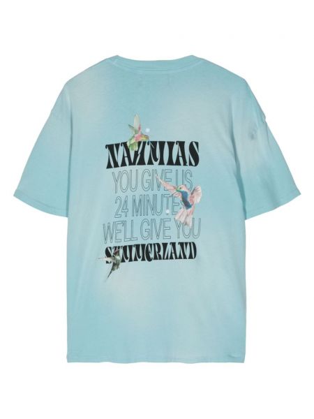 Bavlněné tričko s potiskem Nahmias