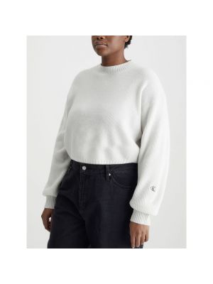 Sweter Calvin Klein beżowy