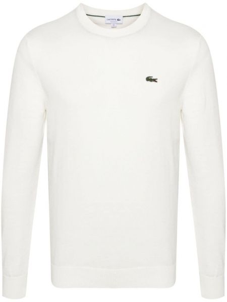 Пуловер Lacoste бяло
