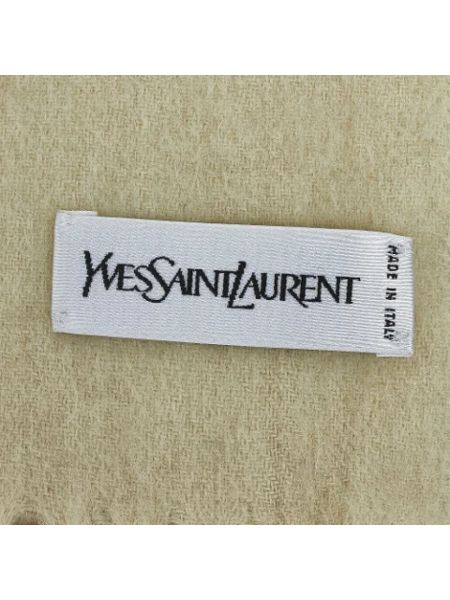 Bufanda de lana Yves Saint Laurent Vintage marrón