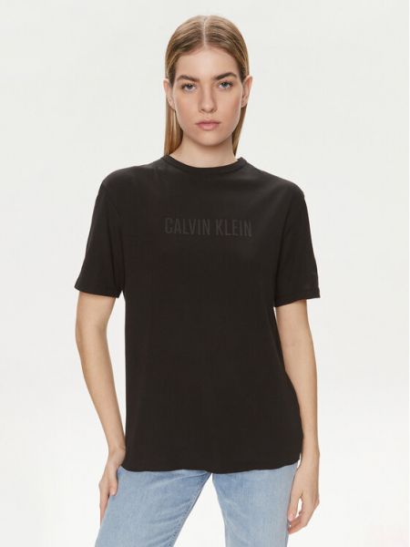 Laza szabású póló Calvin Klein Underwear fekete