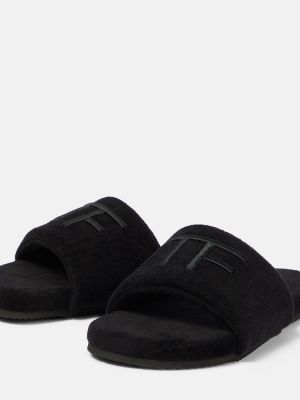 Nizki čevlji z vezenjem Tom Ford črna