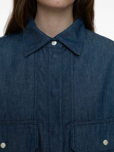 Oversized džínová košile Closed modrá