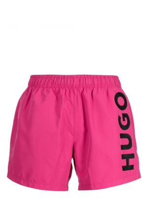 Shorts mit print Boss pink