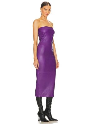 Vestido midi ajustado Sprwmn violeta