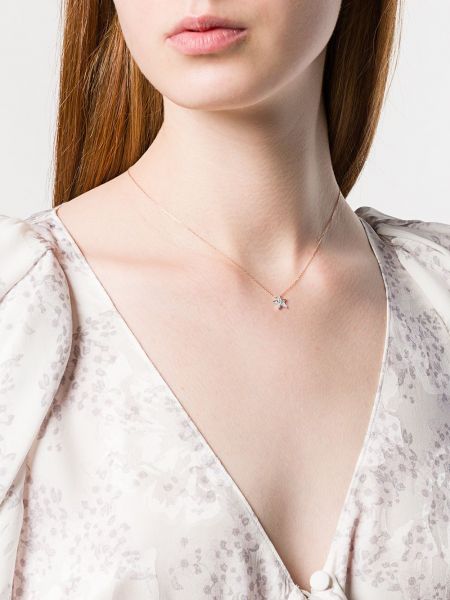 Collar de oro rosa de estrellas Dana Rebecca Designs