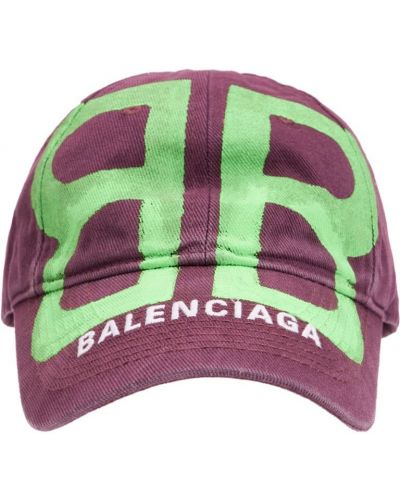 Памучна шапка с козирки Balenciaga