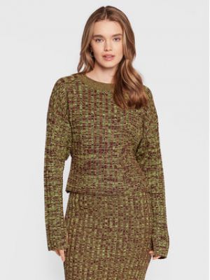Pull en tricot Gina Tricot vert