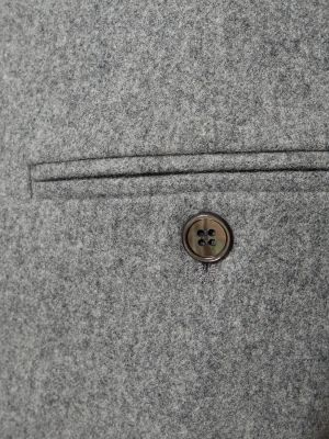 Flanelové vlnené nohavice Michael Kors Collection sivá
