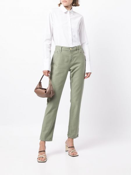 Sirged teksapüksid Frame roheline