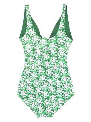 Gėlėtas maudymosi kostiumėlis Borgo De Nor žalia