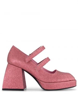 Полуотворени обувки Nodaleto розово