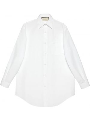Oversize риза Gucci бяло