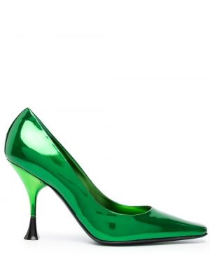 Полуотворени обувки 3juin зелено