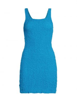 Мятое мини-платье Julie Rails синий