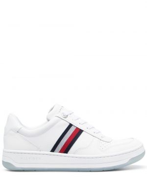 Stripete sneakers Tommy Hilfiger hvit