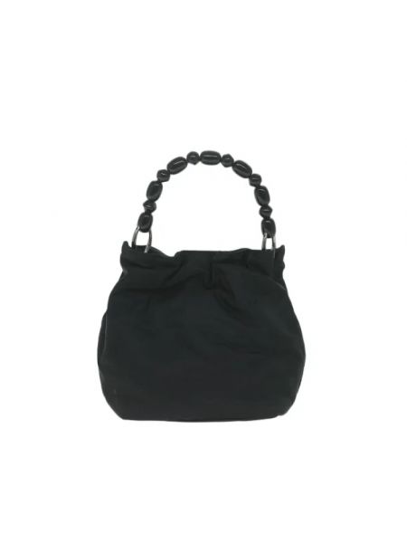 Nylonowa torba retro Dior Vintage czarna