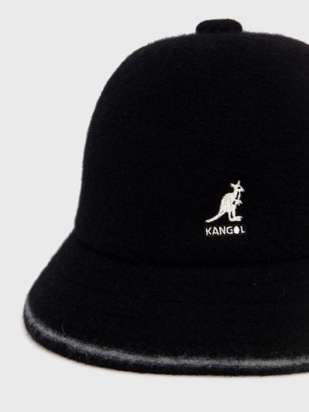 Шерстяная шапка Kangol черная
