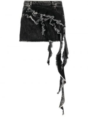 Drapované džínová sukně Blumarine