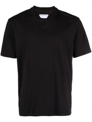 Medvilninis marškinėliai Bottega Veneta Pre-owned juoda