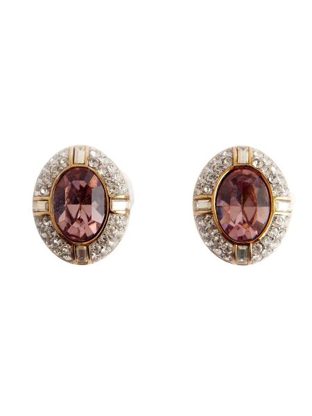 Boucles d'oreilles Givenchy Pre-owned rose