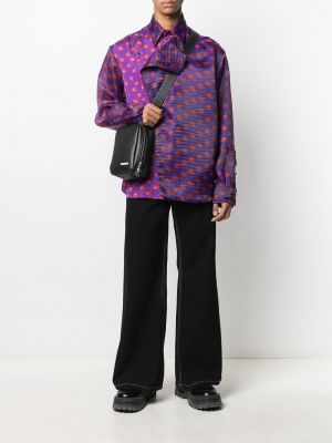 Camisa con estampado Duoltd violeta