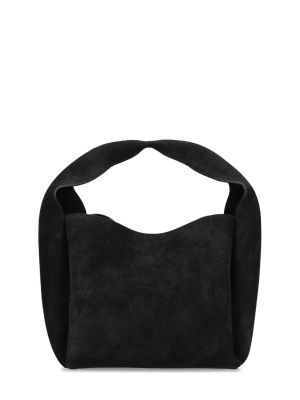 Велурени чанта Toteme черно