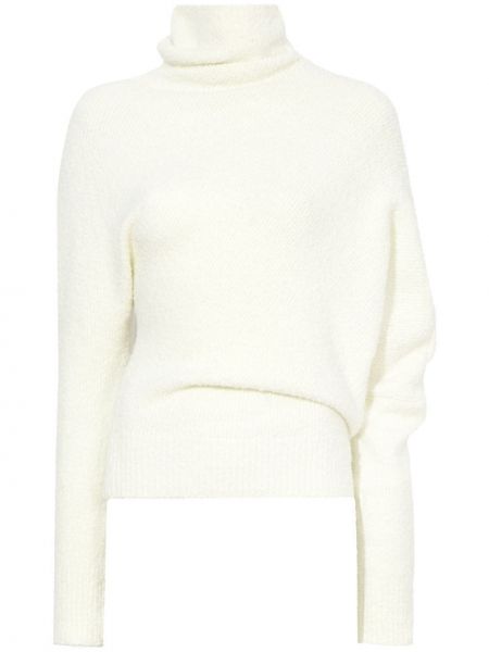 Асиметричен пуловер Proenza Schouler бяло