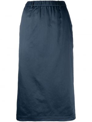 Прямая юбка Aspesi, синяя