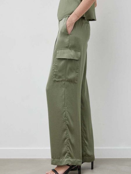 Зеленые прямые брюки Ba&sh