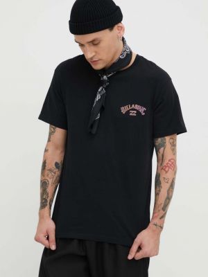 Bombažna majica Billabong črna