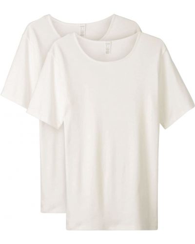 T-shirt Hessnatur, bianco