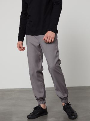 Teplákové nohavice Dan Fox Apparel sivá