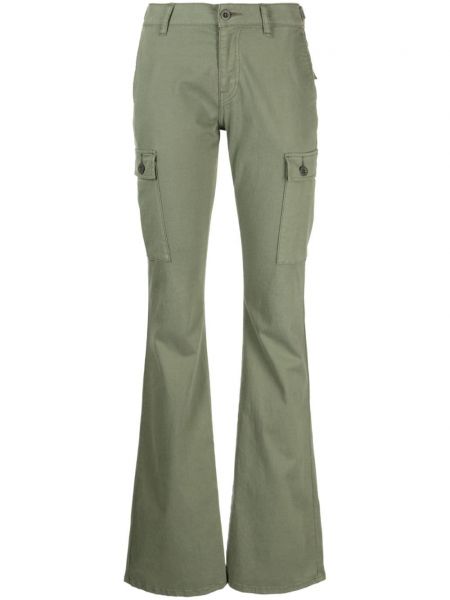 Παντελόνι με χαμηλή μέση John Elliott πράσινο