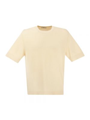 Hemd aus baumwoll mit rundem ausschnitt Pt Torino beige