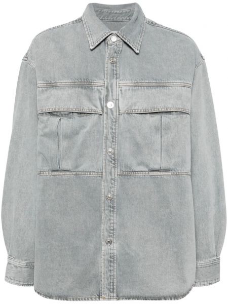 Denim skjorte Agolde grå