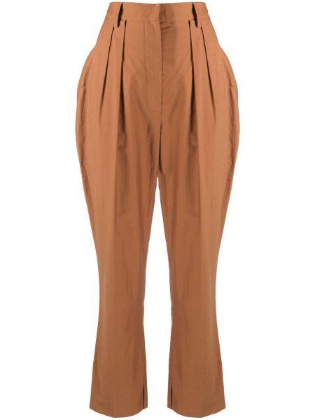 Pantaloni Nanushka marrone